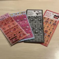 サンリオ ハローキティ マイメロディ　　モンチッチ　シール 4枚セット