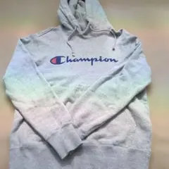 Champion グレー パーカー フード付き