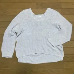 【GALERIE VIE】ニット セーター 長袖 シルバーグレー