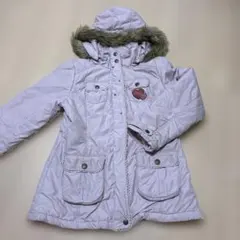 メゾピアノ ピンク　中綿コート ファー付き