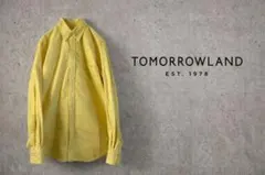 TOMORROWLAND 黄BDシャツ L 日本製　イエロー　レディース　春服のサムネイル