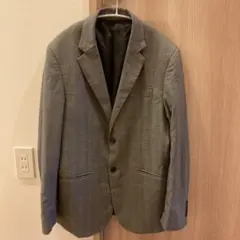 【GU】チェックブレザー　L ※即日発送いたします！