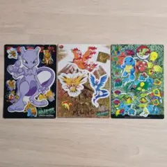 ポケモン ジャンボカードダス バトルヒストリー　3枚セット