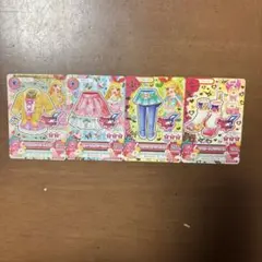 アイカツ！エンジェリーシュガー　4枚セット