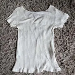 YOUNG & OLSEN リブTシャツ ホワイトのサムネイル
