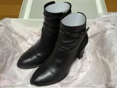 【美品】ダイアナ　ショートブーツ　革靴　ブーティ　22.5㎝