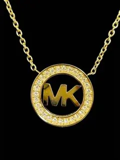 マイケルコース　MICHAEL KORS ネックレス　MK ロゴ　ストーンのサムネイル