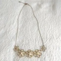 お花 パール ネックレス ゴールド