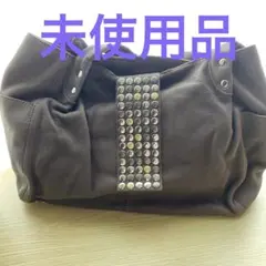 【美品】TRES トレ ハンドバッグ 本革 スタッズ ブラック TRES - TRESトレ 本革 スタッズミニハンドバッグ トートバッグ