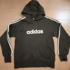 adidas オリーブ フード付きパーカー