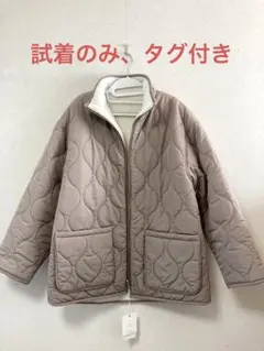 グリーンレーベルリラクシング　キルトボアリバーシブルブルゾン　MOCA36