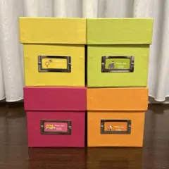 小物収納ケース　収納箱 収納ボックス　4色セット