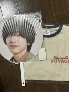 なにわ男子 BONBON VOYAGE Tシャツ 2025 道枝駿佑うちわ