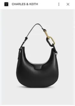 CHARLES & KEITH Kora メタリックアクセント　ブラック
