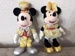 ぬいぐるみバッジ ミッキー ミニー