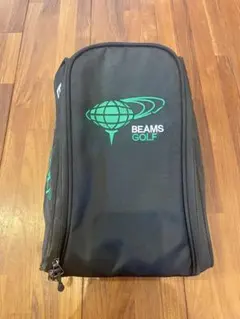 BEAMS GOLF ゴルフ シューズケース 黒　美品
