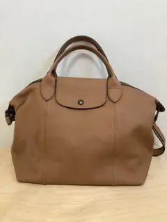 Longchamp ルプリアージュキュイール　Mサイズ