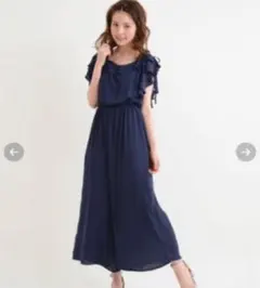 2WAYフリル　オールインワン