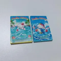 Hello Kitty メモ帳 2冊セット Aquarium