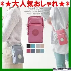 ★大人気おしゃれ★ スマホポーチ おしゃれ ミニショルダー ショルダーバッ 8