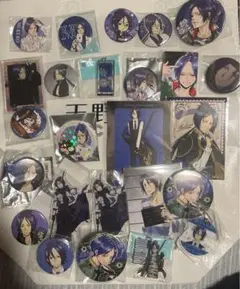 家庭教師ヒットマンREBORN！ 六道骸　缶バッジ　アクリルスタンドポストカード