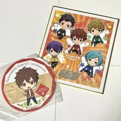 あんさんぶるスターズ！ 流星隊 ミニ色紙 アニカフェコースター 守沢千秋