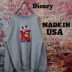 美品 ディズニー Disney ミッキー Mickey Mouse スウェット