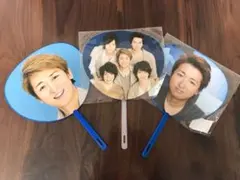 嵐 ミニうちわ セット ★ 大野智 櫻井翔 二宮和也 相葉雅紀 松本潤 5×10
