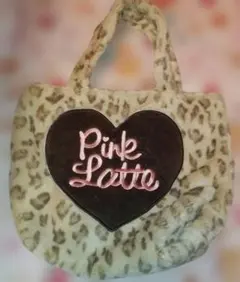 Pink Latte ヒョウ柄トートバッグ