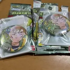 忍たま乱太郎 採光キラキラ缶バッジ 中在家長次2個セット キラキラ コレクション