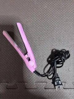ミニヘアアイロン ピンク