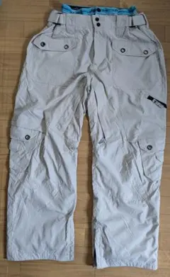 ★le-Rhythm スノーボードパンツ メンズ ライトベージュ Lサイズ★