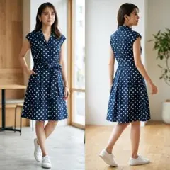 2026年最新】LAUREN RALPH LAUREN 柄：ドット レディース ノースリーブ
