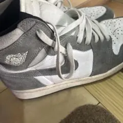Jordan ハイカット スニーカー グレー/ホワイト
