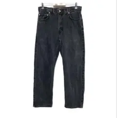 Levi's リーバイス 505 ブラック デニムパンツ W32 L27.5 - メルカリ
