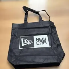 【希少/旧ロゴ】NEW ERA ショッピングバッグ ショッパー トートバッグ 黒のサムネイル