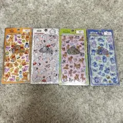 【新作】ディズニープチドロップステッカー4種セット
