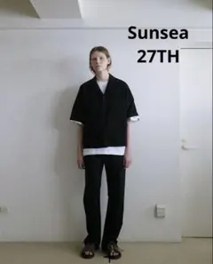SUNSEA 23ss n.m oxford royal w/耳 シャツのサムネイル