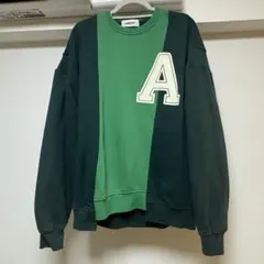 AMBUSH クルーネック スウェット バイカラー Aロゴのサムネイル