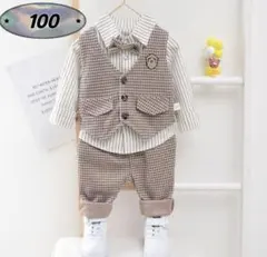 ☆新品☆フォーマル 男の子　セットアップ　入園式　結婚式　スーツ　100cm