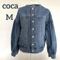 coca デニムボリュームスリーブジャケット バルーンスリーブ
