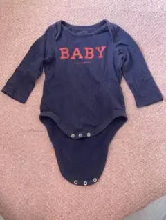 BABY GAPネイビーロンパース 70cm