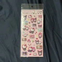 サンリオキャラクターズ ラメ入り樹脂もりシール 平成コギャル