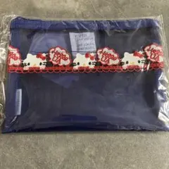 ユナイテッドアローズ 近沢レース キティ ポーチ S &Mサイズ ネイビー