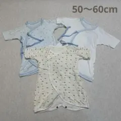 美品✨新生児　ベビー　50 60 肌着　3枚セット　コンビミニ　シンクビー