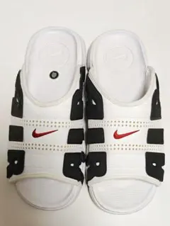 NIKE ナイキ エア モア アップテンポ スライド サンダル WHITE