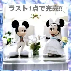 【訳あり】ミッキーミニー　ケーキトッパー　リングピロー　ウェルカムスペース　飾り