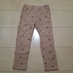 GAP　baby　100センチ　レギンスパンツ　ズボン　茶色　花柄