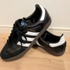 adidas SAMBA ブラック ホワイト スニーカー