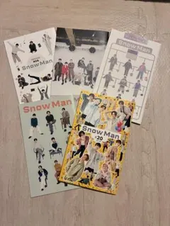 Snow Manファンクラブ会報 5冊とバースデーカード4枚セット